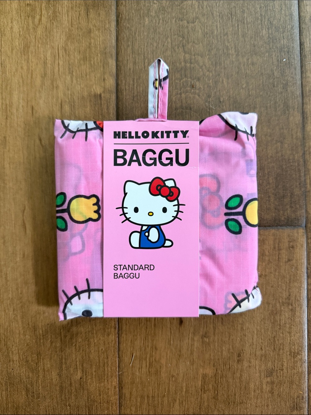 Standard Baggu Reusable Bag - Pink Hello Kitty
